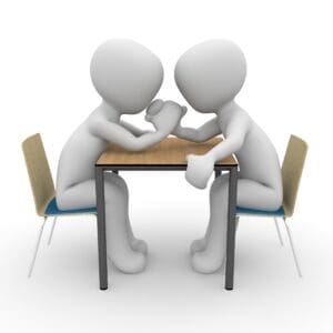 Imagen que refleja una persona con dos opiniones distintas sobre cómo resolver sus conflictos internos